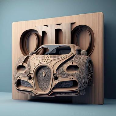 3D модель Bugatti Divo (STL)